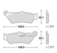 Placute frana MCB671