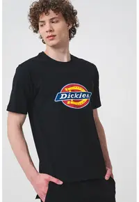 Tricou cu logo - din bumbac - Rosu/Negru/Bleumarin
