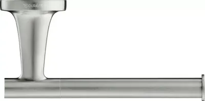 Suport hartie igienica Duravit Starck T 0099377000, montare pe perete, metal, Otel satinat