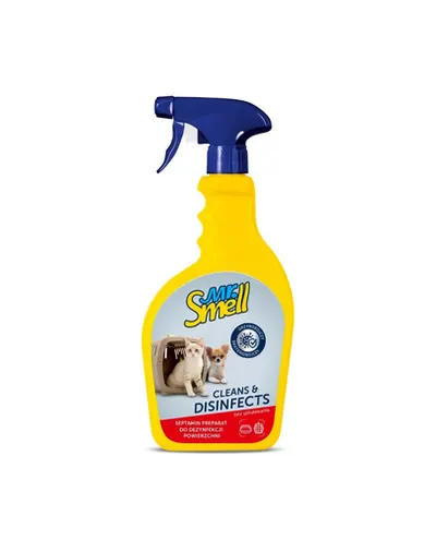 Dezinfectant suprafețe animale MR. SMELL 500 ml spray alcoolic rapid
