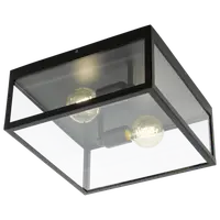 Lampa tavan CHARTERHOUSE negru 220-240V,50/60Hz IP20
