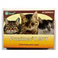Antiparazitar intern pentru pisici Prazimec C x 4 comprimate