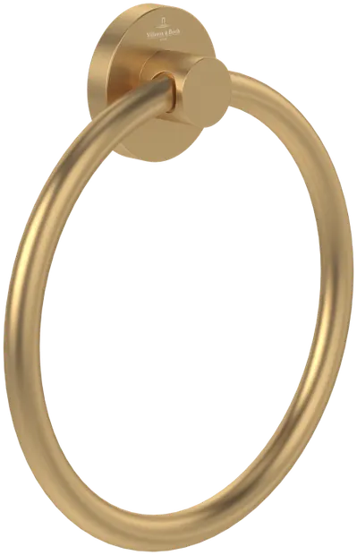 Suport prosop 164x32x185mm, rotund, auriu periat, Villeroy Boch Elements - Tender