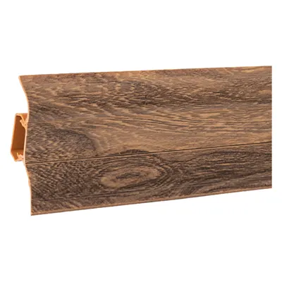 Plinta PVC parchet laminat Korner LP52 2500 x 52 x 26 mm nuc inchis
