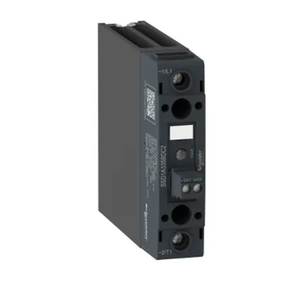 Releu cu montare pe sina DIN, relee semiconductoare Harmony, 35A, comutare zero tensiune, configuratie contactor, intrare 4...32V CC, iesire 48...600V CA