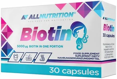Biotin, 30 capsule, AllNutrition