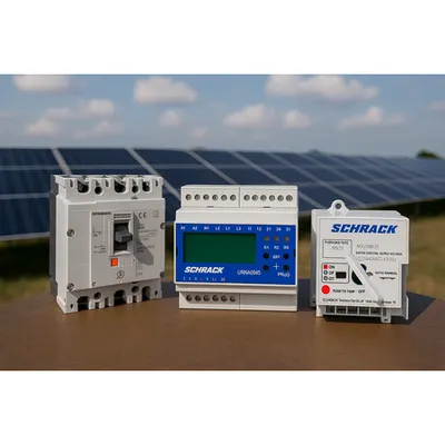 Pachet protectie sistem–retea pentru instalatii fotovoltaice – Releu anti-insularizare + Intrerupator general 200A + Motor de comanda