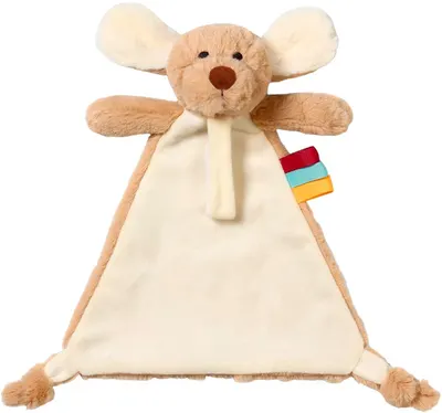 Jucărie de îmbrățișare cu suport pentru suzeta Babyono - Willie the Puppy