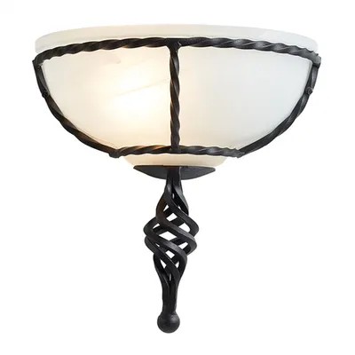 Aplica Pembroke 1 Light Wall Uplighter – Black