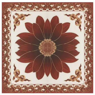Gresie decorativa / covor ceramic Baroque 1212VB15 120X120 (4 placi 60X60) lucioasa