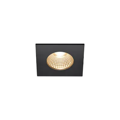Spot incastrat, PATTA-I Ceiling lights, black LED outdoor recessed ceiling light, angular DL IP65 black 1800-3000K