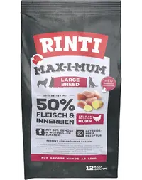 RINTI MAX-I-MUM Large Breed Chicken hrana caini rase mari, cu pui 12kg
