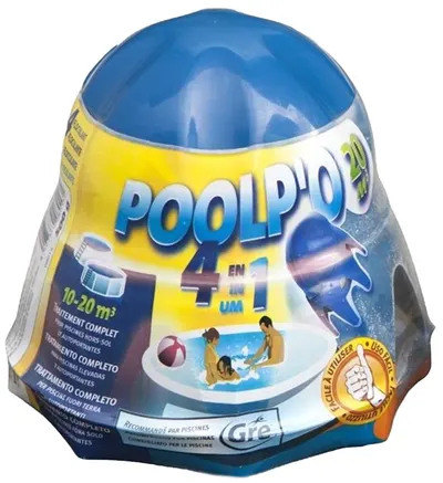 Detergent cu clor pentru piscine 4 în 1 Gre - Poolp'O, 500 g