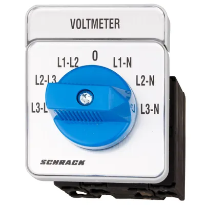 Comutator voltmetric 3P de panou