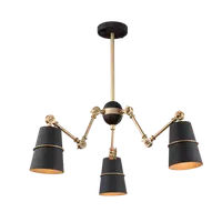 Candelabru Spider 3xe27 Negru