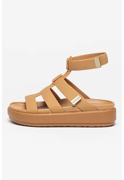 Sandale wedge Brooklyn Luxe - Maro camel