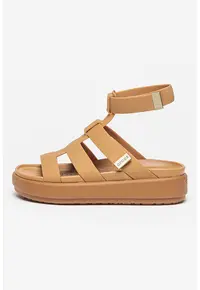 Sandale wedge Brooklyn Luxe - Maro camel