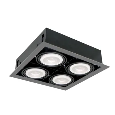 Proiector cu Led Quad410 10w 4xe27 4000k Gri Inchis