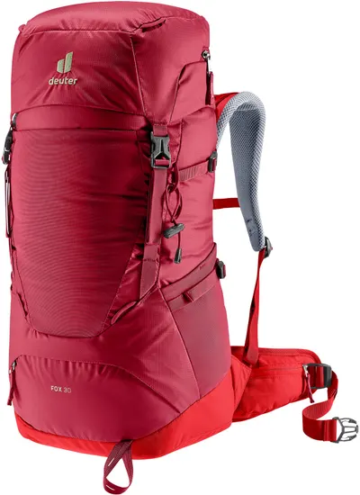 Rucsac turistic pentru copii Deuter - Fox , 30+4 L, roşu