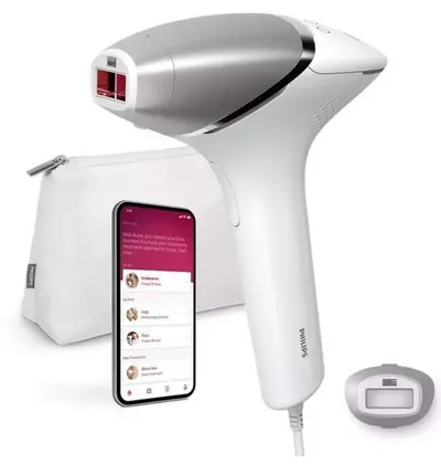 Fotoepilator Philips - Lumea BRI940/00, 5 viteze, 450 000 impulsuri, alb