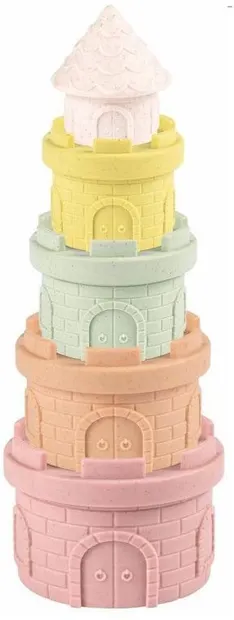 Turn din cauciuc pentru copii Raya Toys - Castel din 5 piese