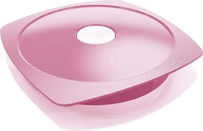 Cutie pentru mâncare tip farfurie Maped Concept Adult - Roz, 900 ml