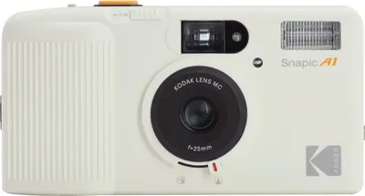 Aparat foto pe film Kodak - Film Snapic A1 35mm, Alb-ivoriu