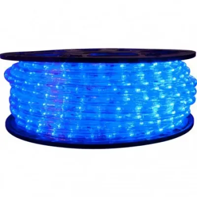 Instalatie tip furtun luminos LED 100m, cu joc de lumini, diverse culori, 2 alimentatoare