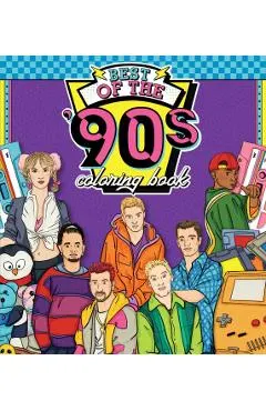Best of the '90s Coloring Book: Color Your Way Through 1990s Art & Pop Culture