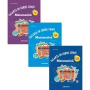 Set 3 caiete Matematica. Vacanta in jurul lumii, clasele 5, 6, 7