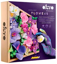 Set creativ cu plastilină Okto - Decorare cu flori, inspirație