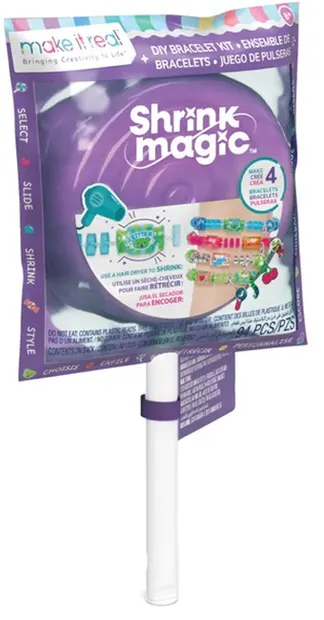 Kit creativ Make it Real - Shrink Magic Lollipop, bratari, sortiment