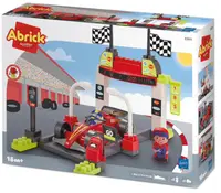 Set de joacă Ecoiffier Abrick - Garaj, Formula 1