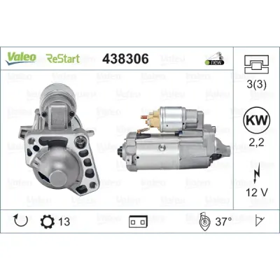 Starter VALEO 438306