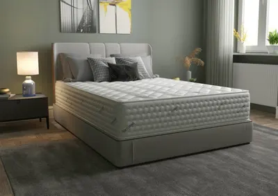 Saltea cu arcuri Pocket Somnomed comfort fit Horeca 140x200x30 cm husa tratament antiacarieni