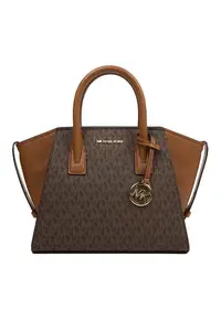 Geanta crossbody cu imprimeu monograma - 19x31x11 cm