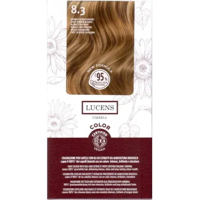 Vopsea de Par fara Amoniac Blond Deschis Auriu 8.3 50ml