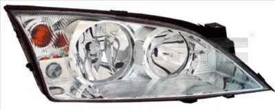 Far stanga potrivit FORD MONDEO 2000-2007 - (H1/H7, reglaj electric, fundal cromat)