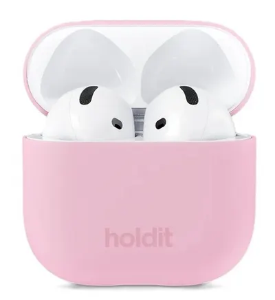 Husă Holdit - Silicone, AirPods 4, roz