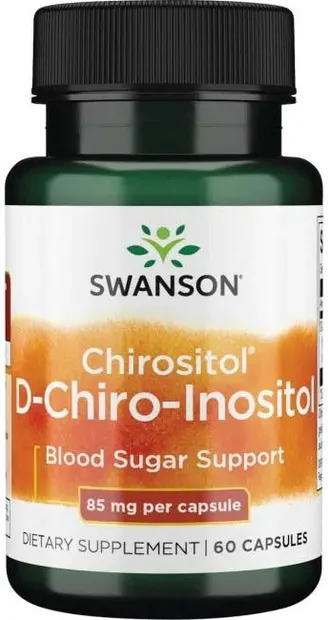 Chirositol D-Chiro-Inositol, 85 mg, 60 capsule, Swanson