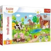 Puzzle Trefl 24 Maxi Babies and the Bear Animale la Ferma