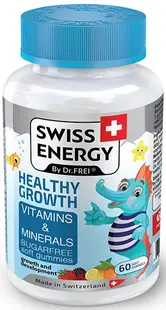 Healthy Growth, 60 tablete de jeleu, Swiss Energy