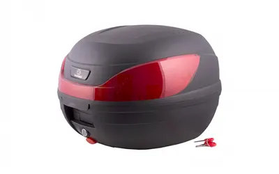 Cutie cu suport 32L, Moretti MR-866, culoare negru, reflector rosu