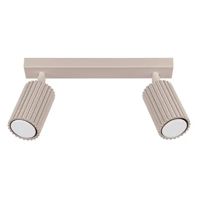 Spot taupe din metal 6,5x30 cm Gleam – Sollux