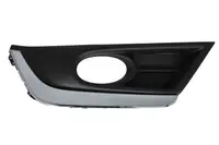Grila ventilatie bara fata dreapta potrivit HONDA CR-V V 2016-2023 - (cu dungi crom, cu orificii lampa ceata, plastic, negru)