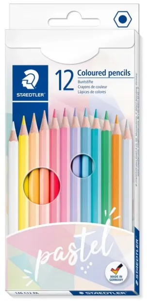 Creioane colorate Staedtler Pastel - 12 culori