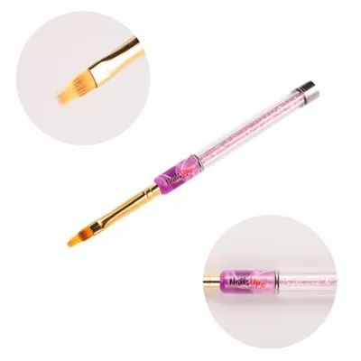 Pensula unghii cu cristale, NailsUp, Ombre