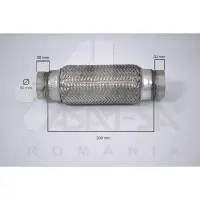 Racord flexibil esapament Asam 50x200 mm