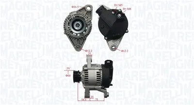 Alternator (12v, 75a) Potrivit Fiat Brava, Bravo I, Marea; Lancia Dedra, Delta Ii 1.6 10.95-05.02