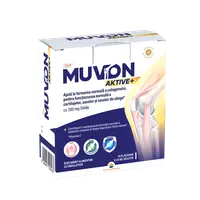 Supliment alimentar pentru articulatii Muvon Aktive Plus, 10 fiole, Sun Wave Pharma